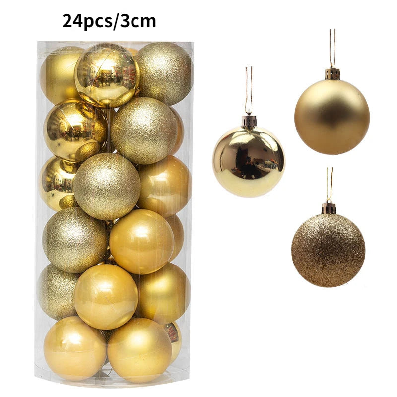 Colourful Christmas Baubles – 24 or 36 Pack - view 28 - LOWZY