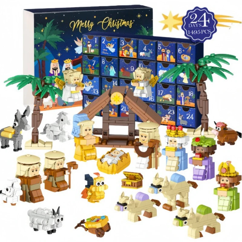 24-Day Christmas Train Advent Calendar Gift Box - LOWZY