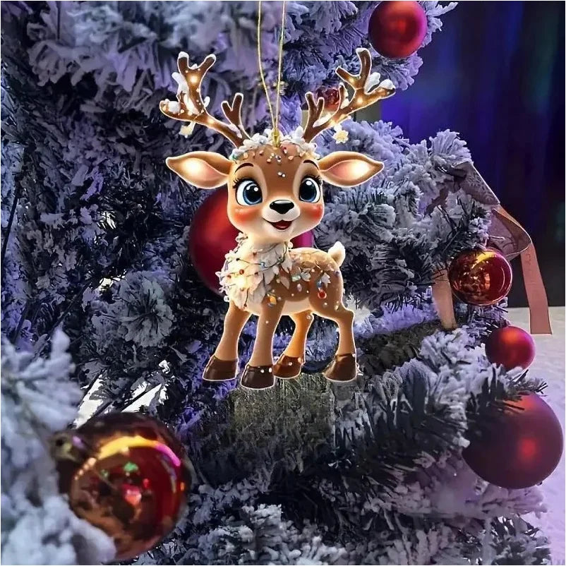 Christmas Reindeer Tree Ornament - LOWZY