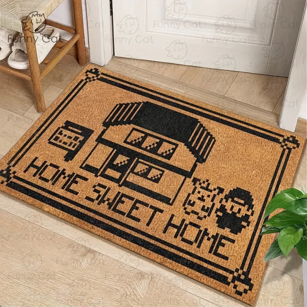 VIKAMA Home Sweet Home Anime Doormat