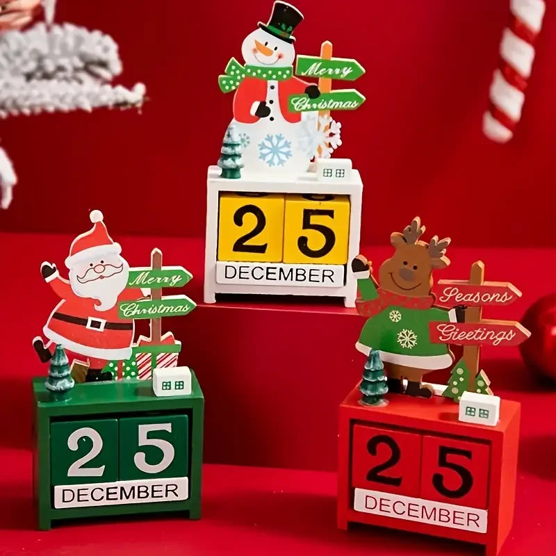 Adjustable Wooden Christmas Countdown Calendar - LOWZY