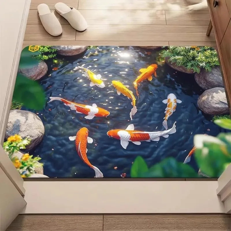Cat Optical Illusion Doormat