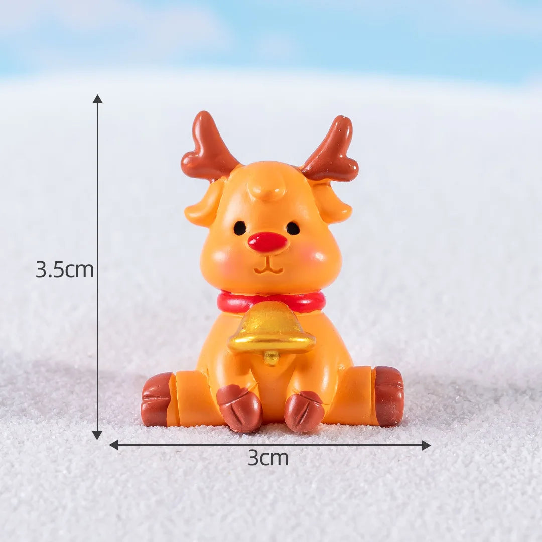Mini Resin Christmas Character Figurine - LOWZY