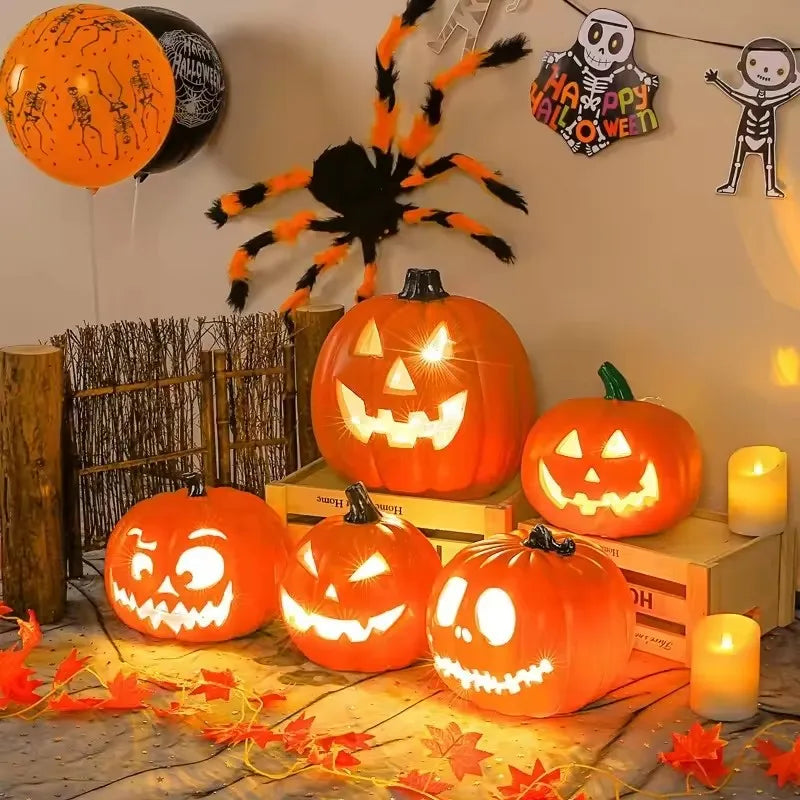 Light-Up Halloween Pumpkin Decoration