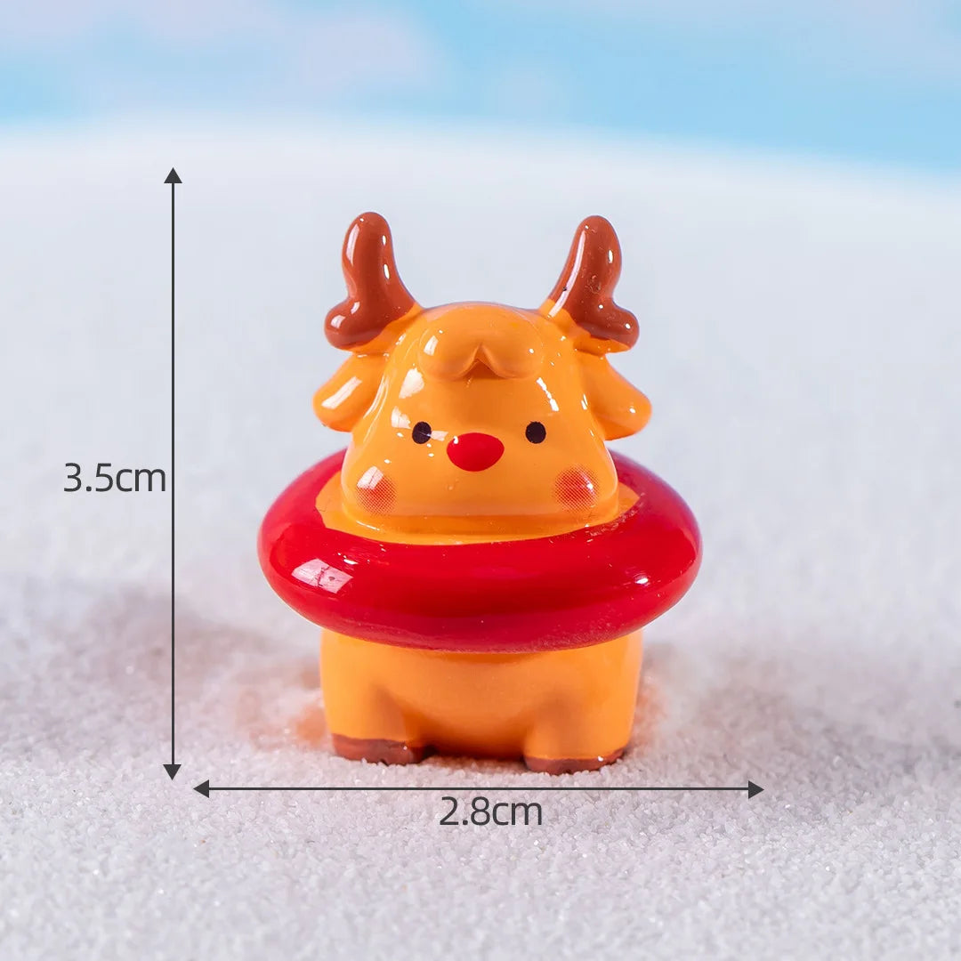 Mini Resin Christmas Character Figurine - LOWZY