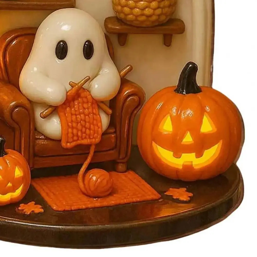 Reading Ghost Halloween Hanging Ornament – 6 Designs