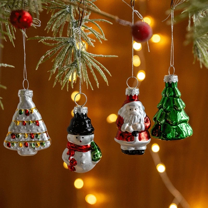 Glass Christmas Tree Hanging Ornament - LOWZY