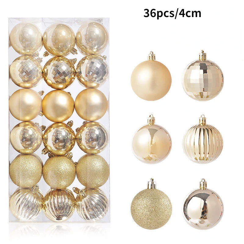 Colourful Christmas Baubles – 24 or 36 Pack - view 25 - LOWZY