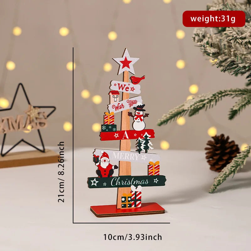 Wooden Christmas Character Table Ornament - LOWZY