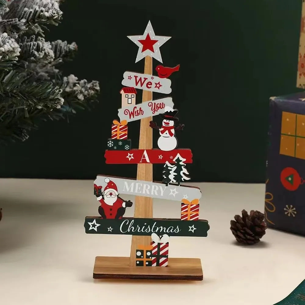 Wooden Christmas Character Table Ornament - LOWZY