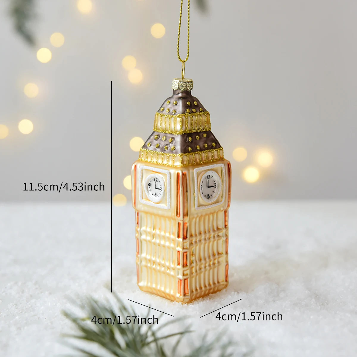 Glass Christmas Character Tree Ornament - view 17 - LOWZY