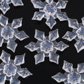 Clear Acrylic Snowflake Ornaments – 5 Pack - view 1 - LOWZY