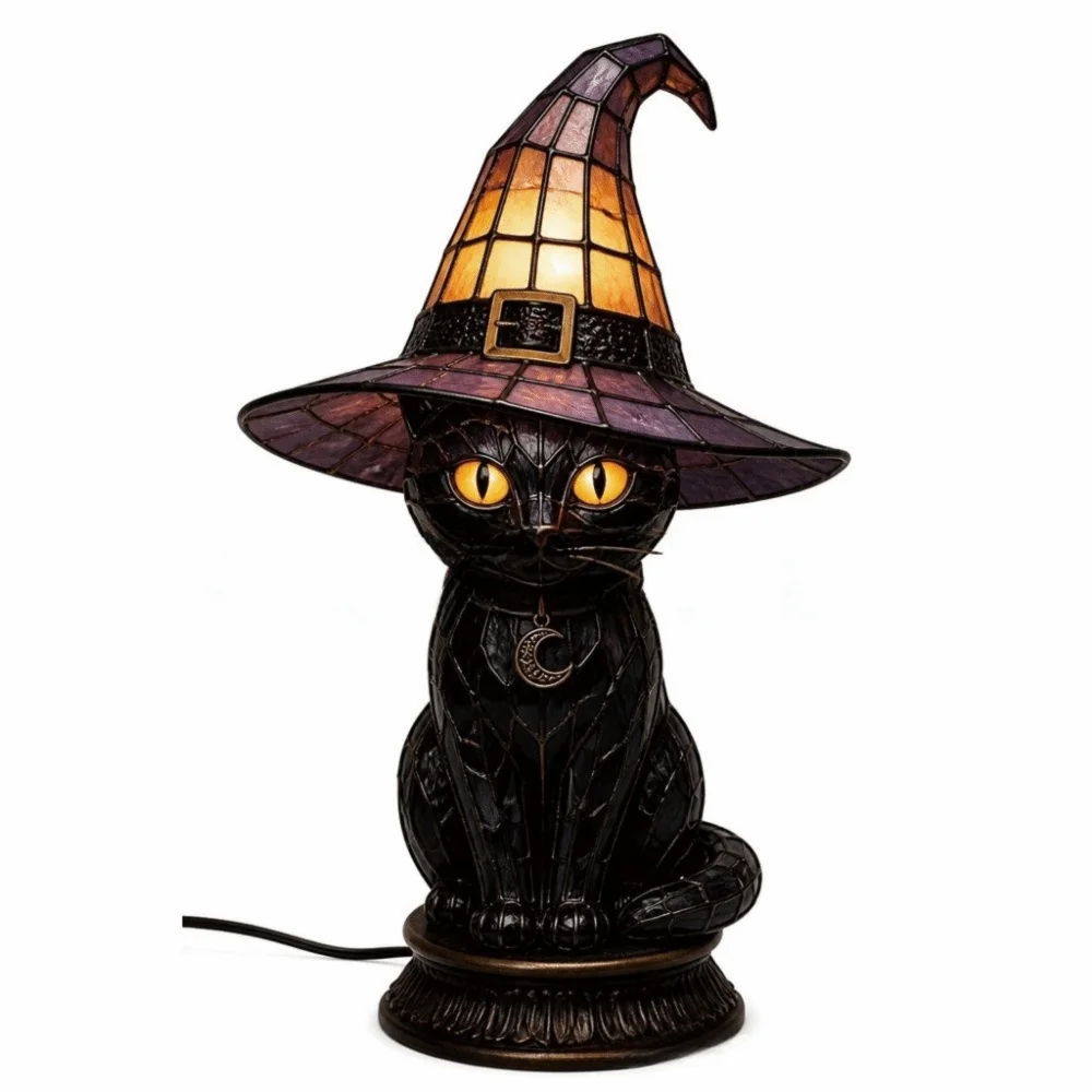 Gothic Halloween Acrylic Lamp – 13 Spooky Designs