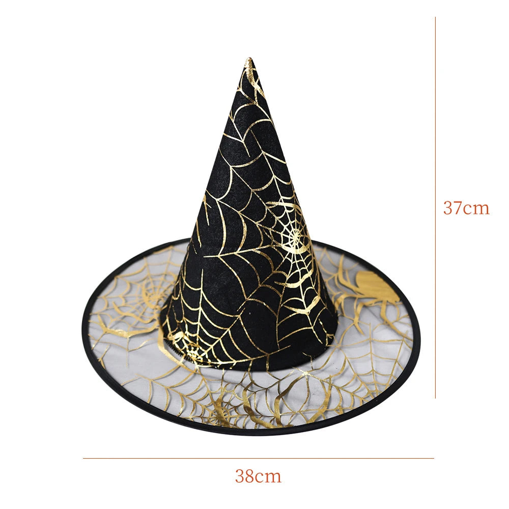 Mesh Witch Hat – Halloween Fancy Dress