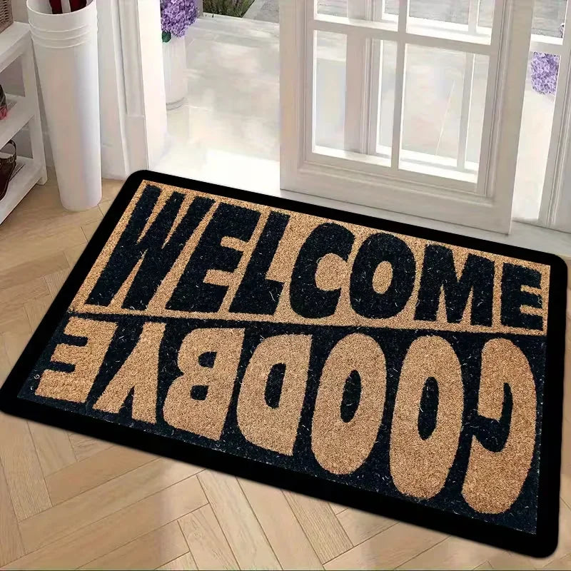 VIKAMA Letter Print Entrance Doormat