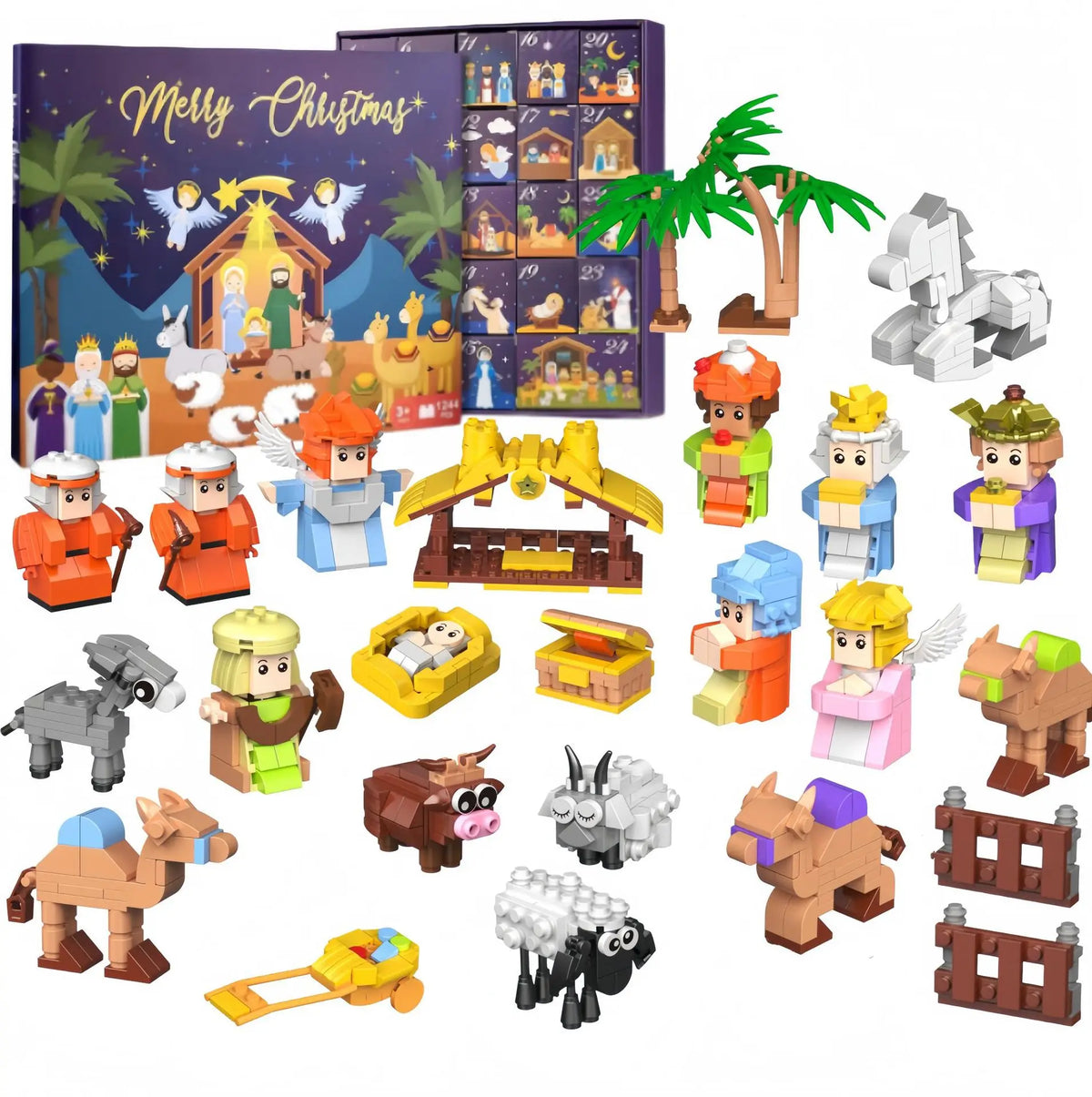 24-Day Christmas Train Advent Calendar Gift Box - LOWZY