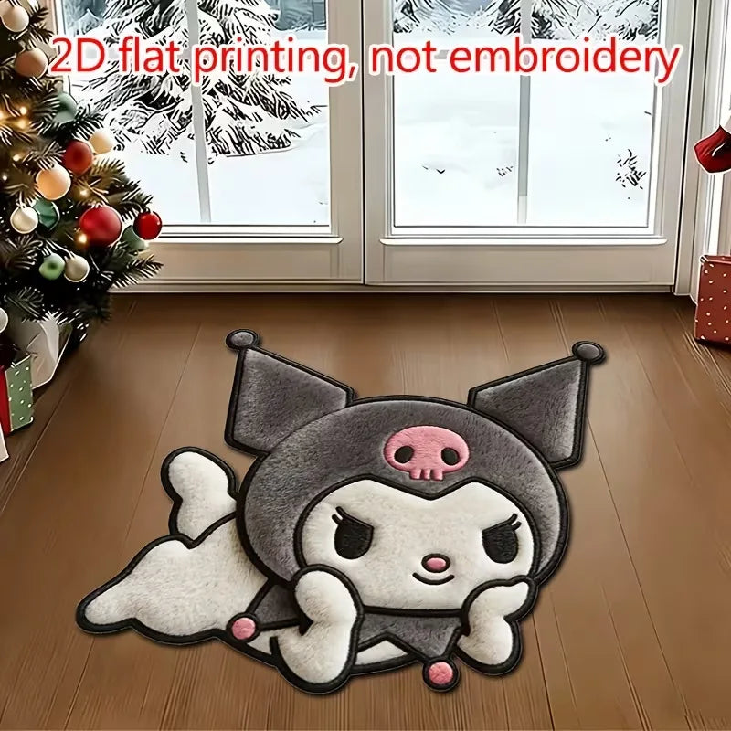 Hello Kitty & Teddy Bear Shaped Floor Mat