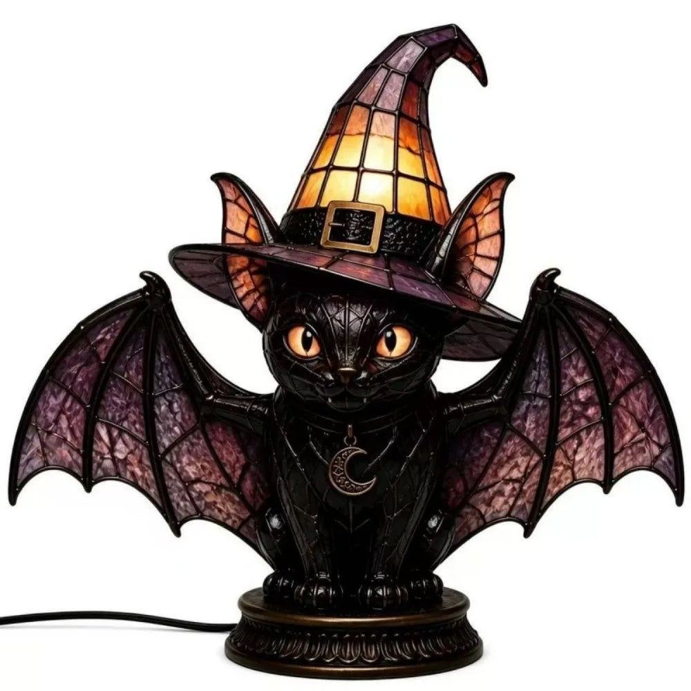 Gothic Halloween Acrylic Lamp – 13 Spooky Designs