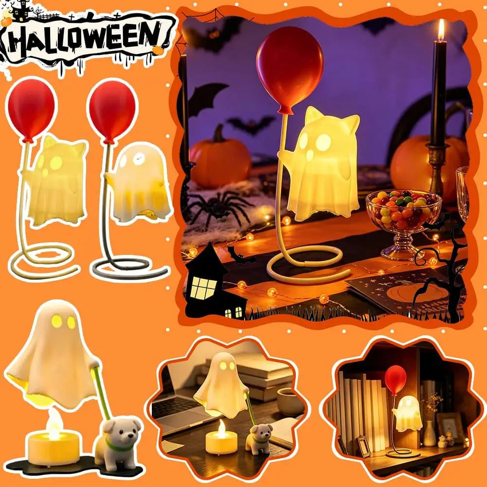 Cute Ghost LED Night Light – 3 Halloween Designs