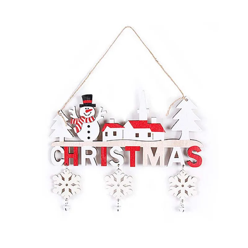 Wooden Christmas Door & Wall Hanging - view 9 - LOWZY