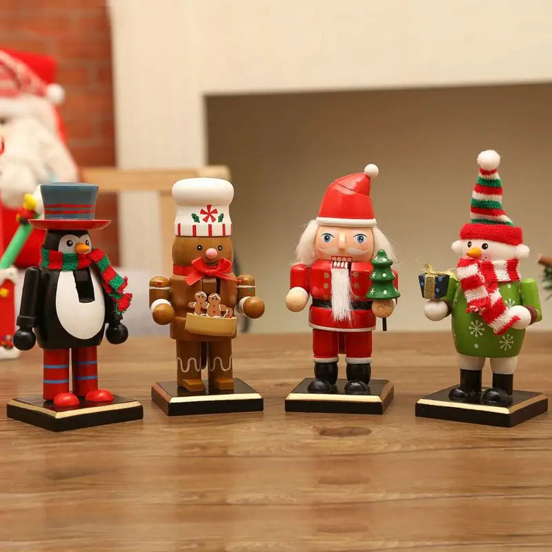 Wooden Christmas Nutcracker Figure - LOWZY