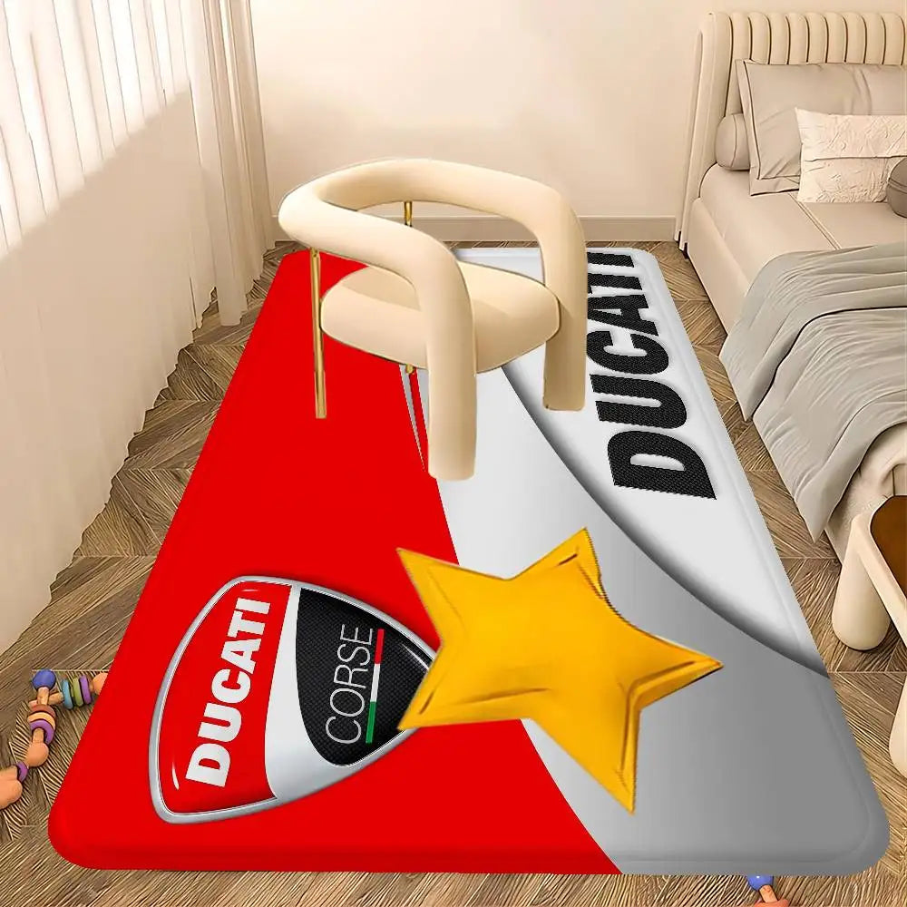 Ducati Motorcycle Print Doormat