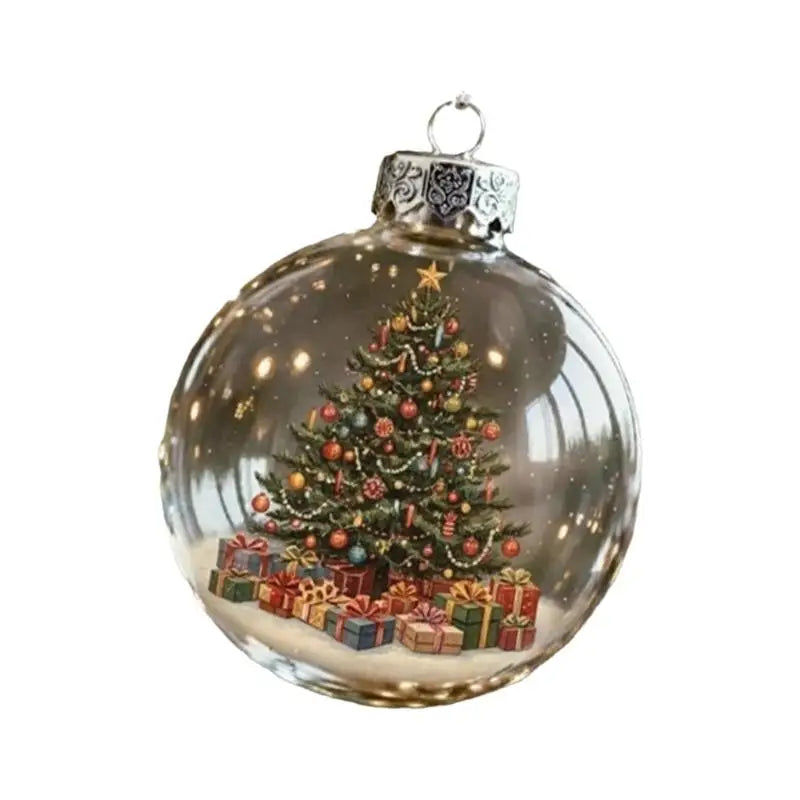 Vintage-Style Acrylic Christmas Tree Ornament - Style5 - LOWZY