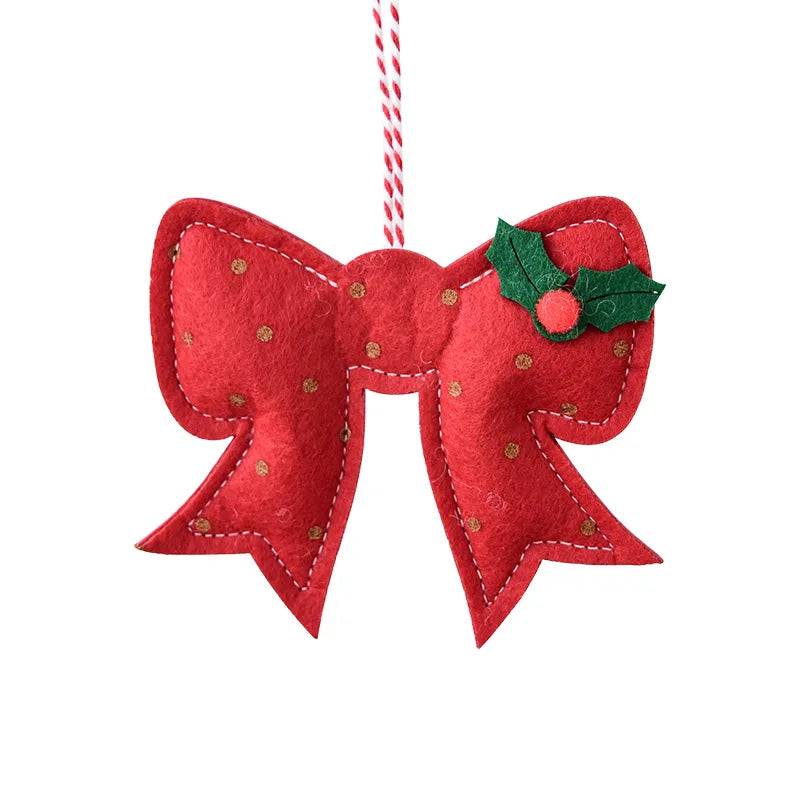 Christmas Character Bow Hanging Ornament - LOWZY