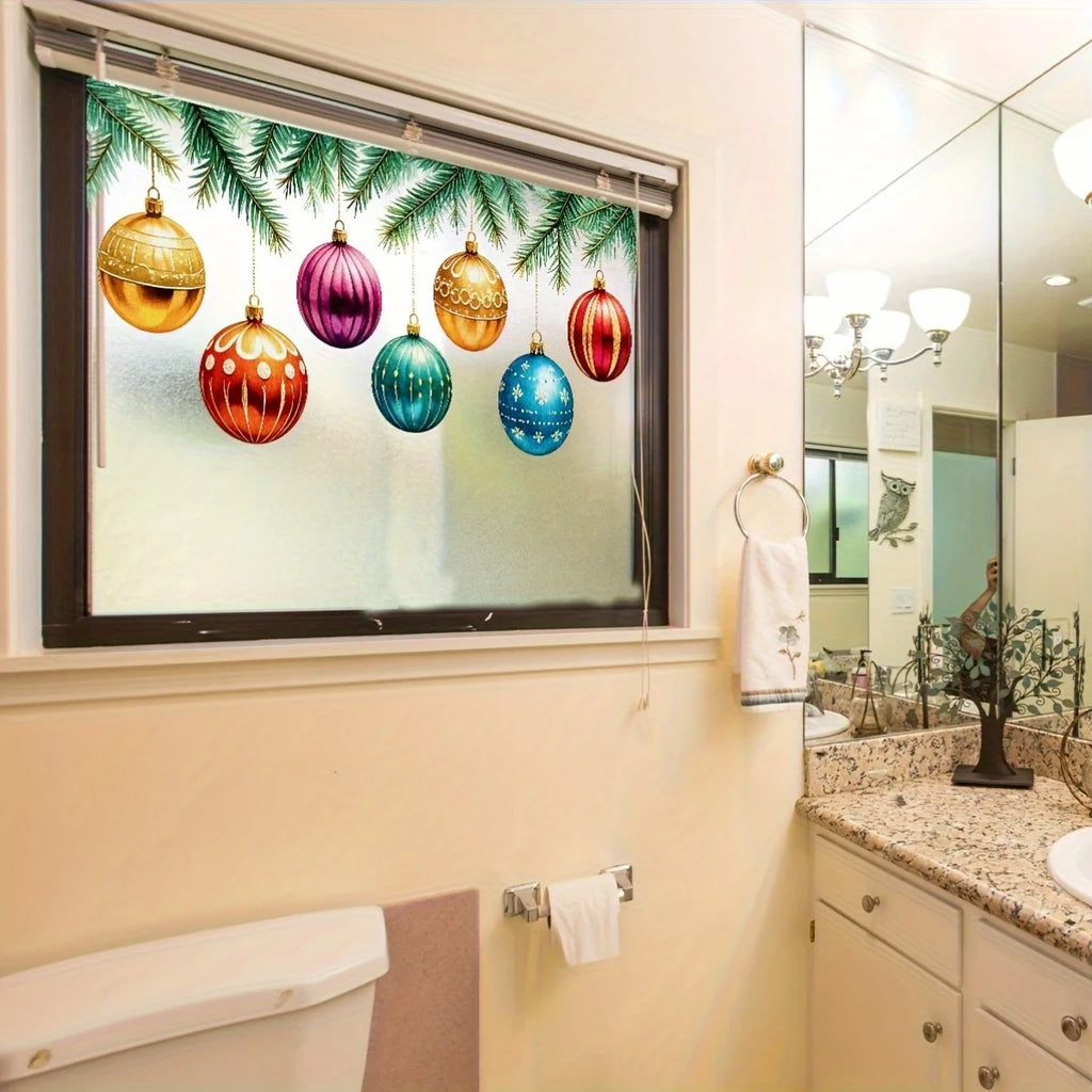 Colourful Christmas Window Clings - view 4 - LOWZY