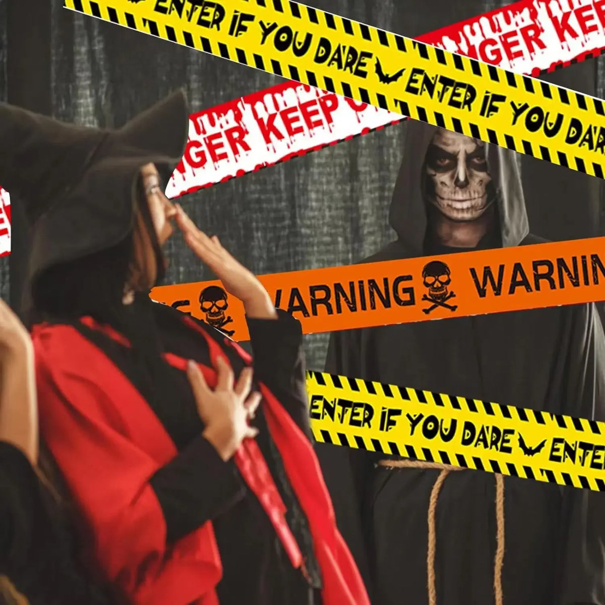 10m Halloween Warning Tape – Zombie & Danger Cordon
