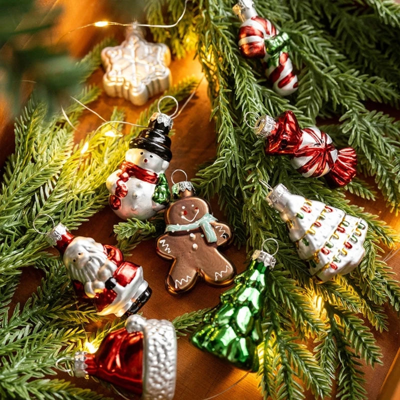 Glass Christmas Tree Hanging Ornament - LOWZY
