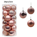 Colourful Christmas Baubles – 24 or 36 Pack - silver 1 - LOWZY