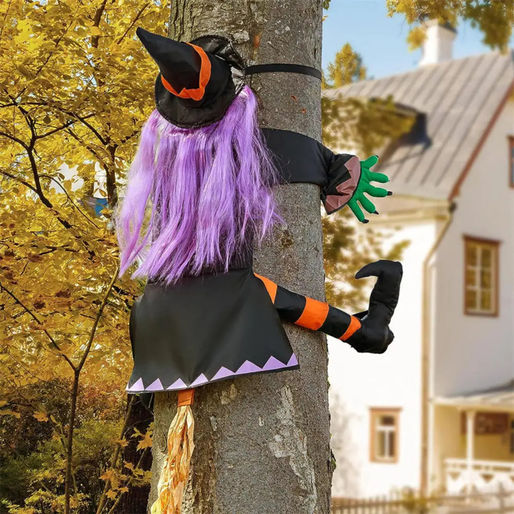 Outdoor Halloween Hanging Decorations – Witch & Spooky Designs
