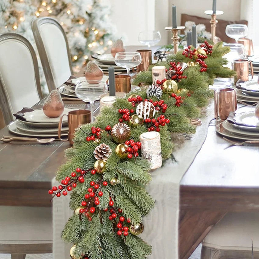 Artificial Pine Christmas Garland - LOWZY