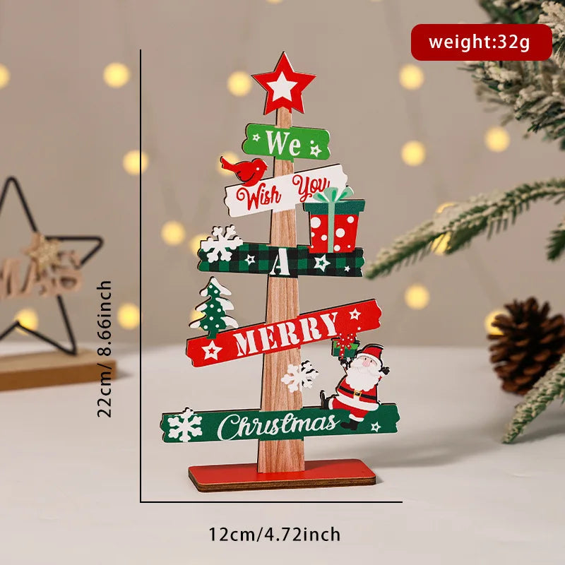 Wooden Christmas Character Table Ornament - LOWZY