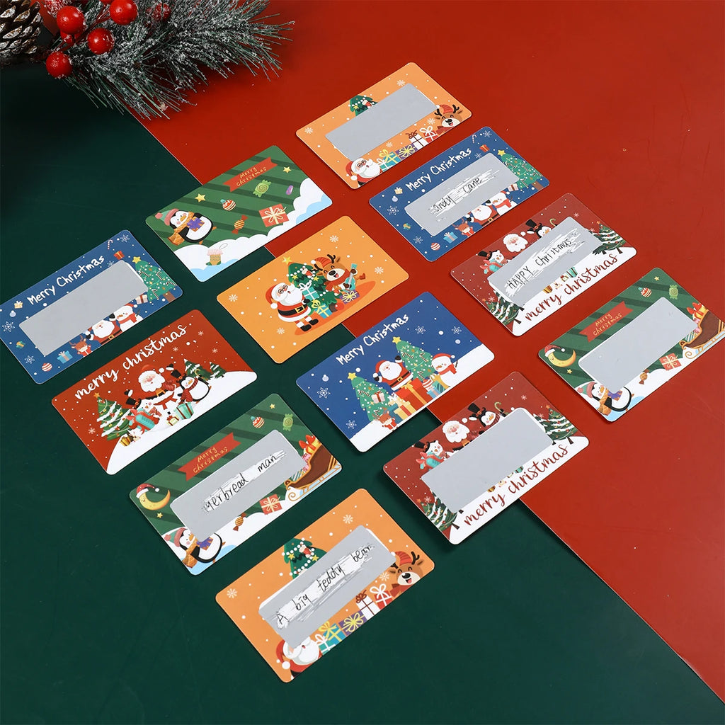 Christmas Scratch Cards - 20 or 40 Pack - LOWZY