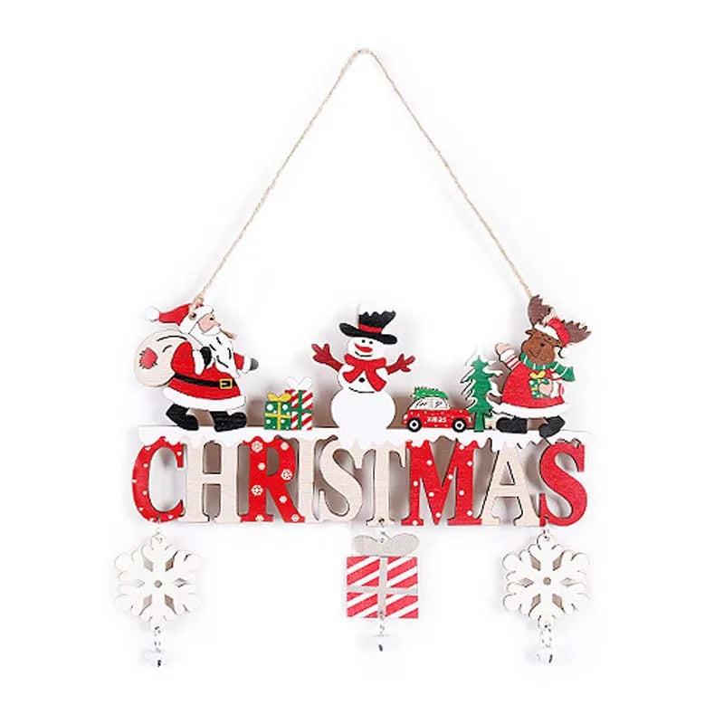 Wooden Christmas Door & Wall Hanging - view 11 - LOWZY