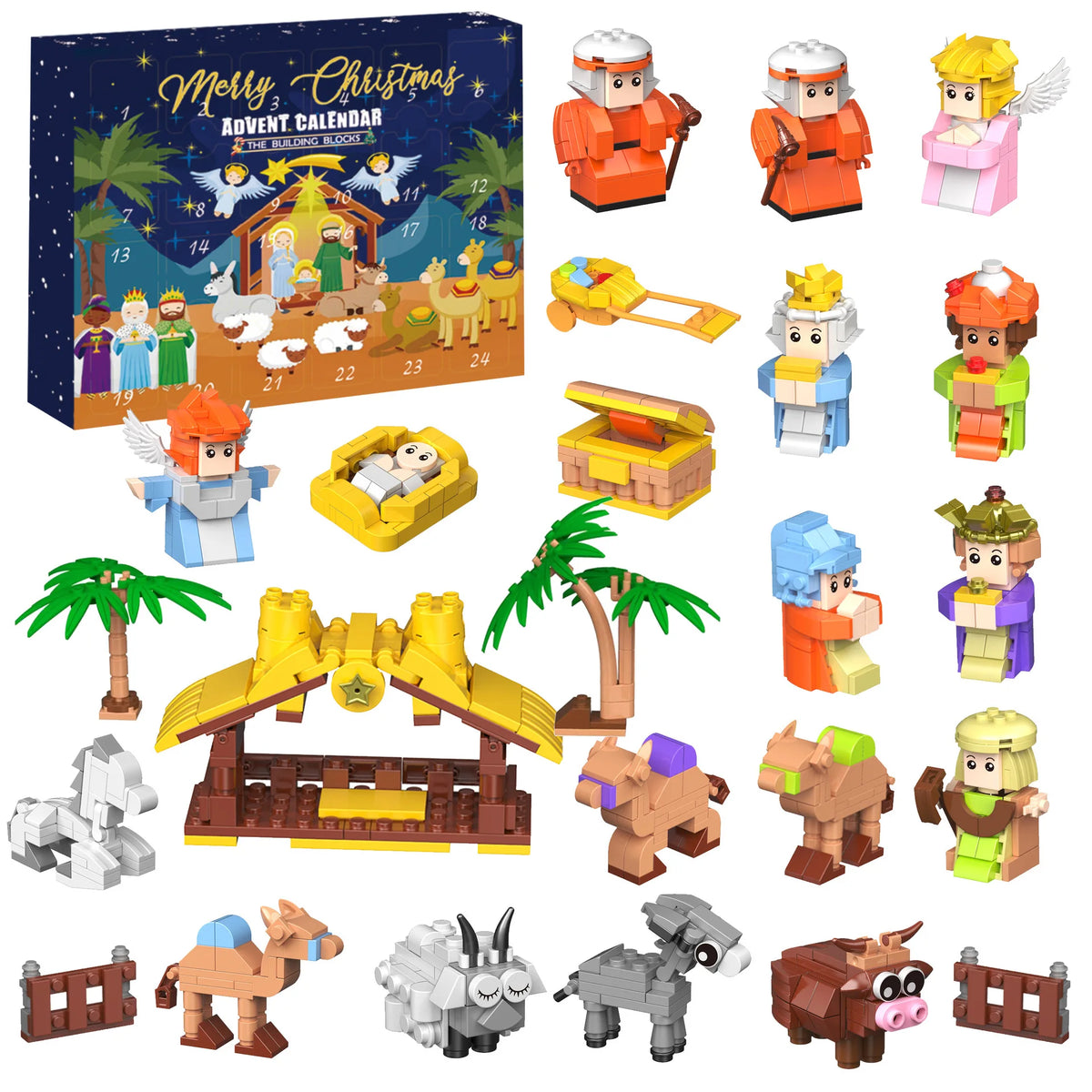 24-Day Christmas Train Advent Calendar Gift Box - LOWZY