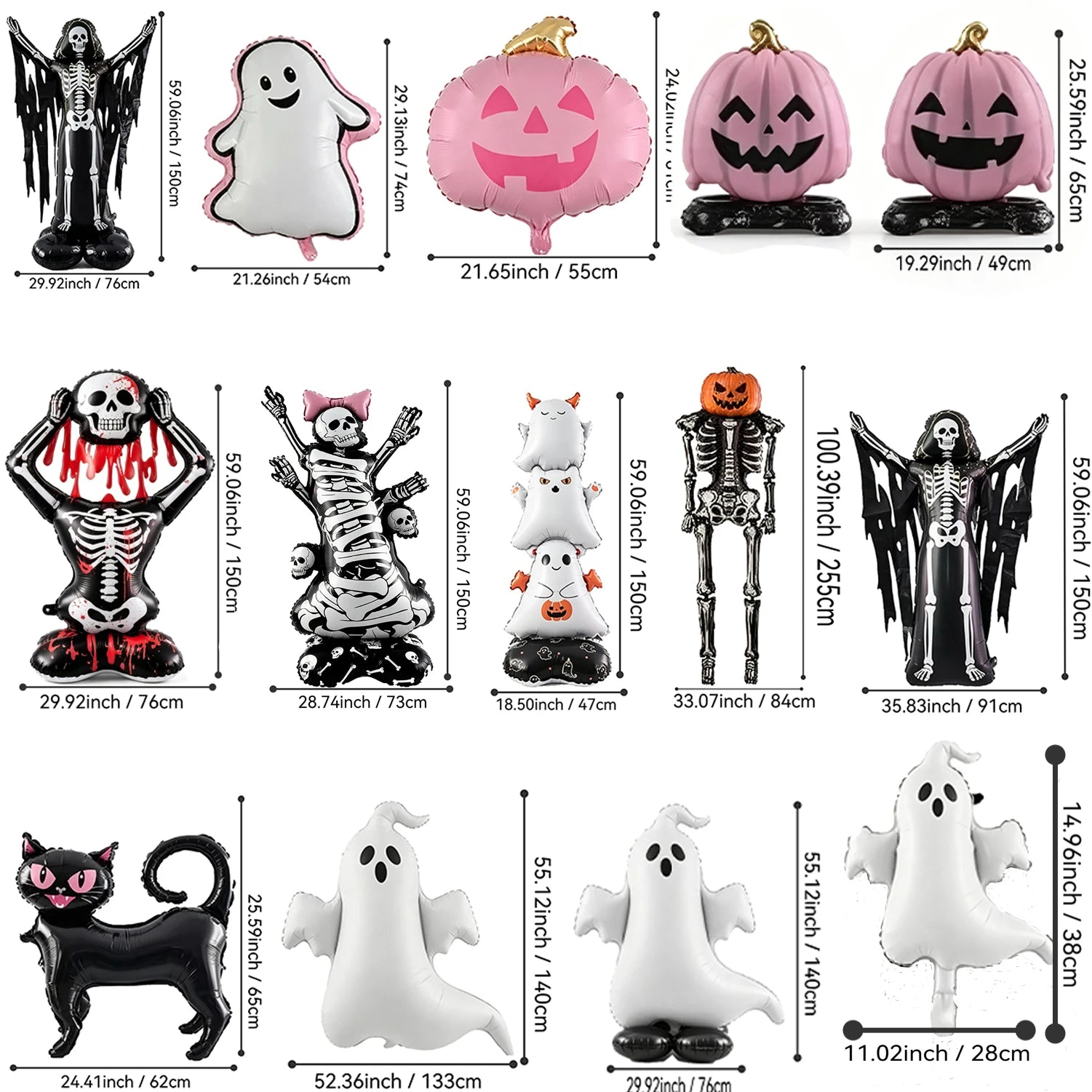 Halloween Foil Balloon Sets – 13 Designs – 9