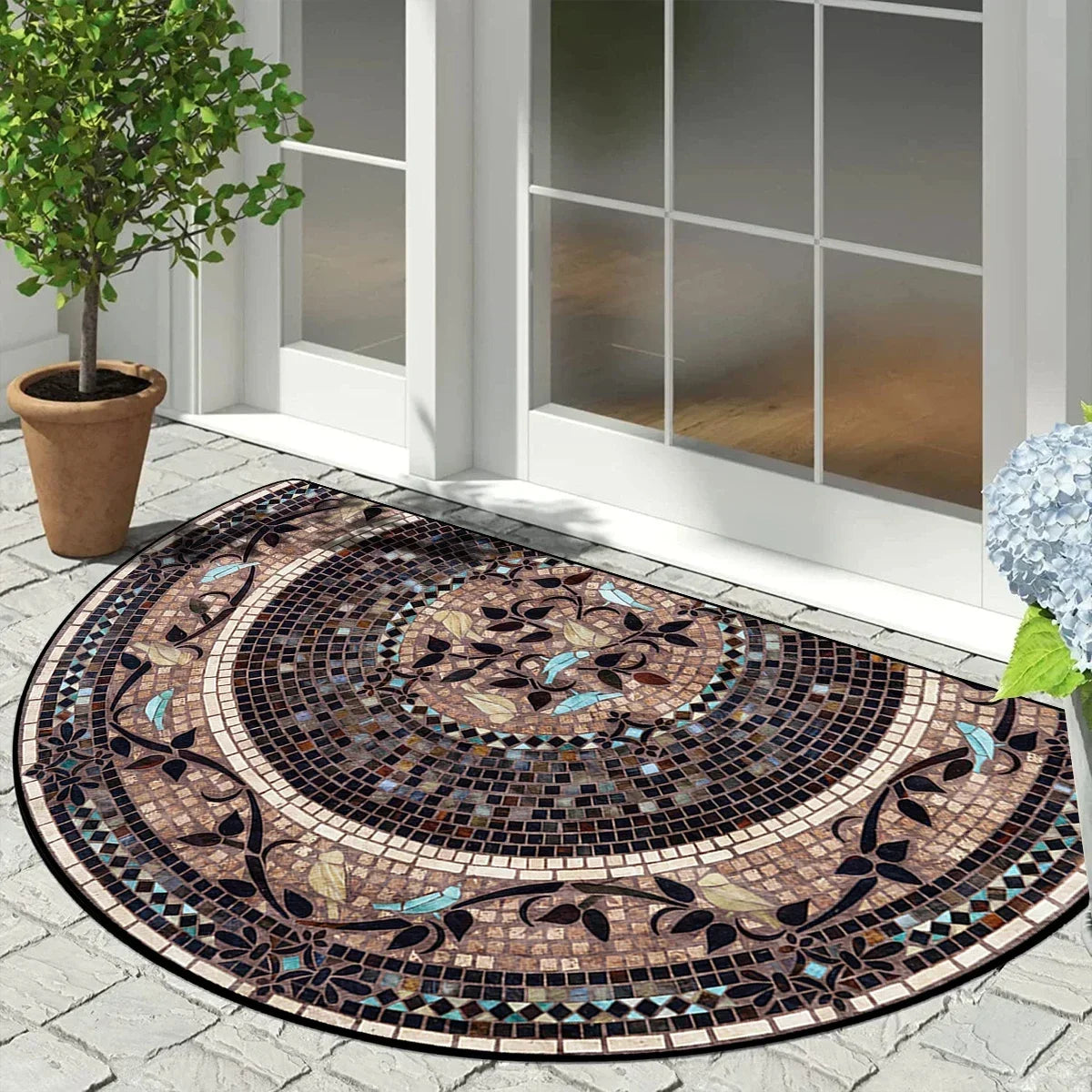 Decorative Polyester Entrance Rug