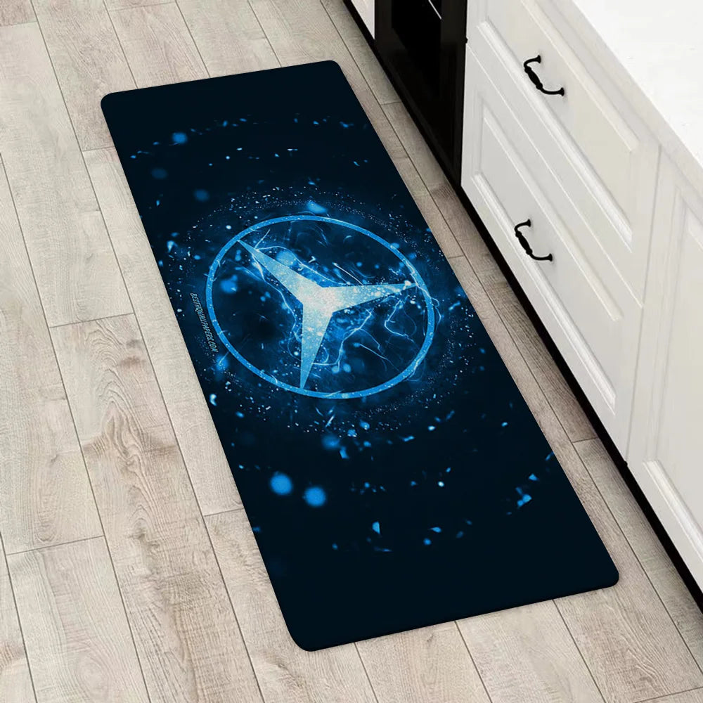 Star Emblem Printed Floor Mat