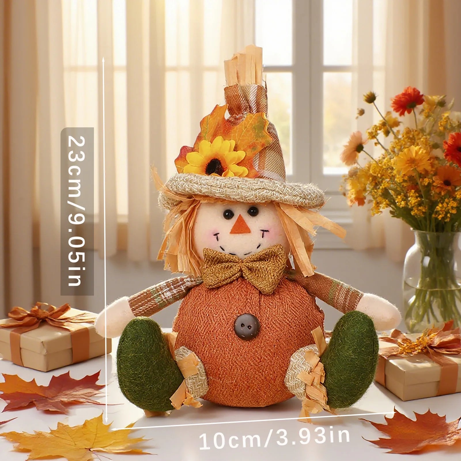 Rustic Autumn Scarecrow Hanging Decoration – 5 Styles
