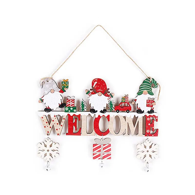 Wooden Christmas Door & Wall Hanging - view 10 - LOWZY
