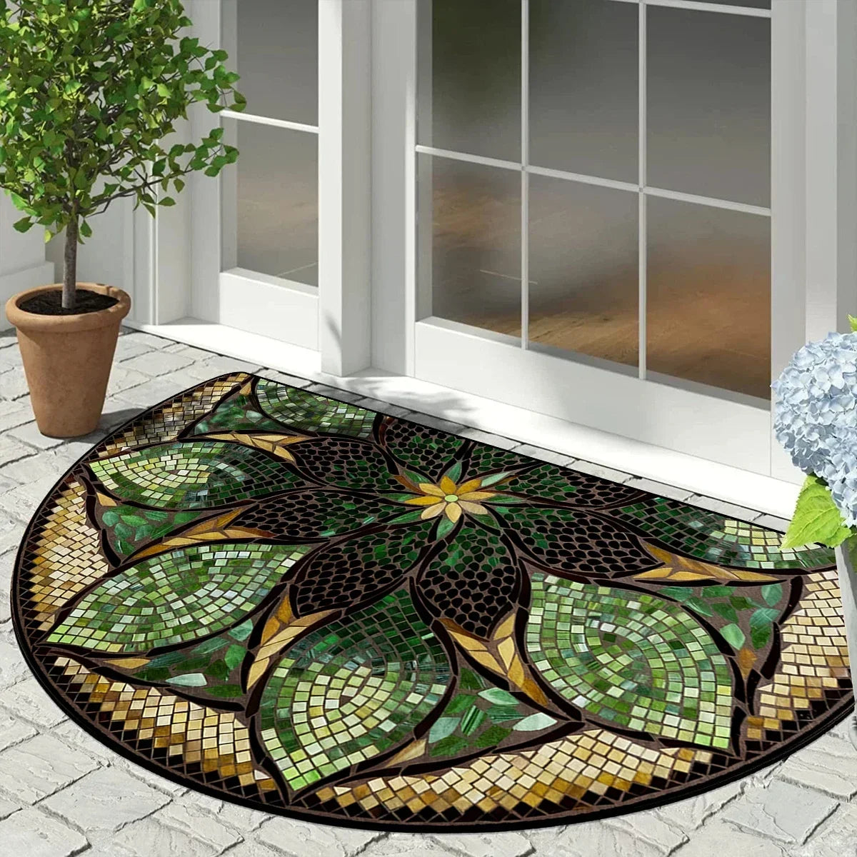Decorative Polyester Entrance Rug