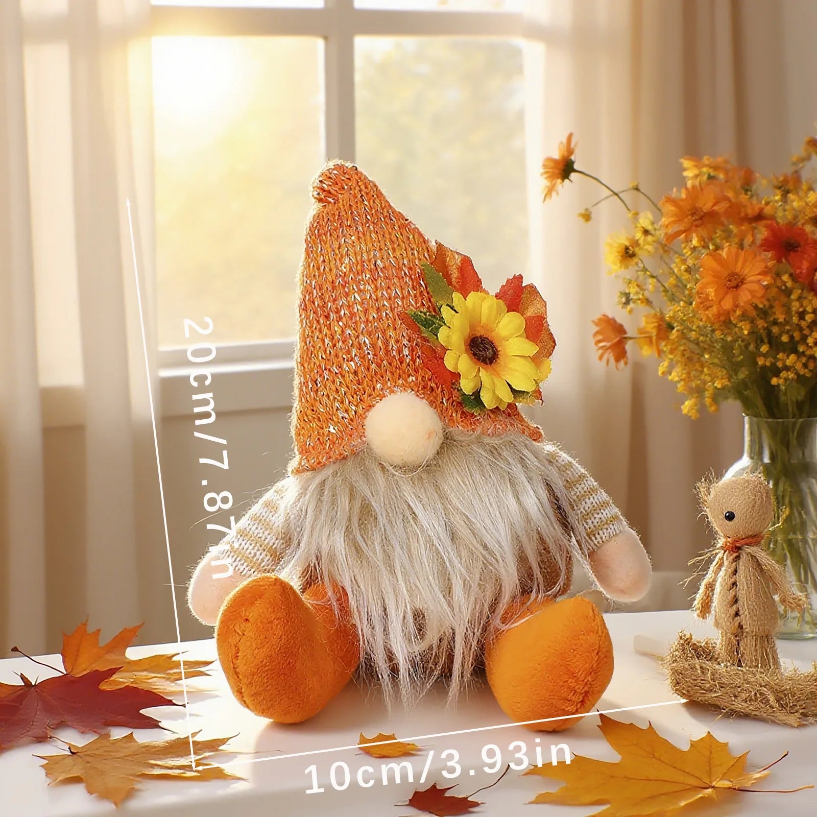Rustic Autumn Scarecrow Hanging Decoration – 5 Styles