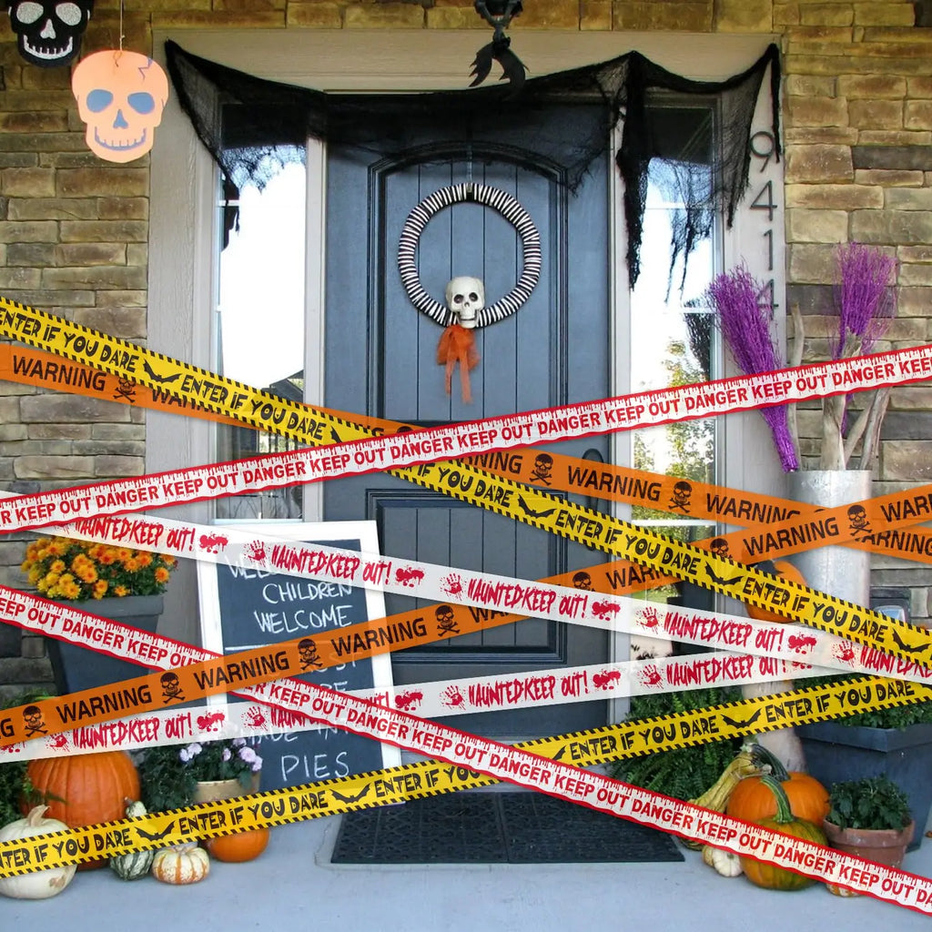 10m Halloween Warning Tape – Zombie & Danger Cordon