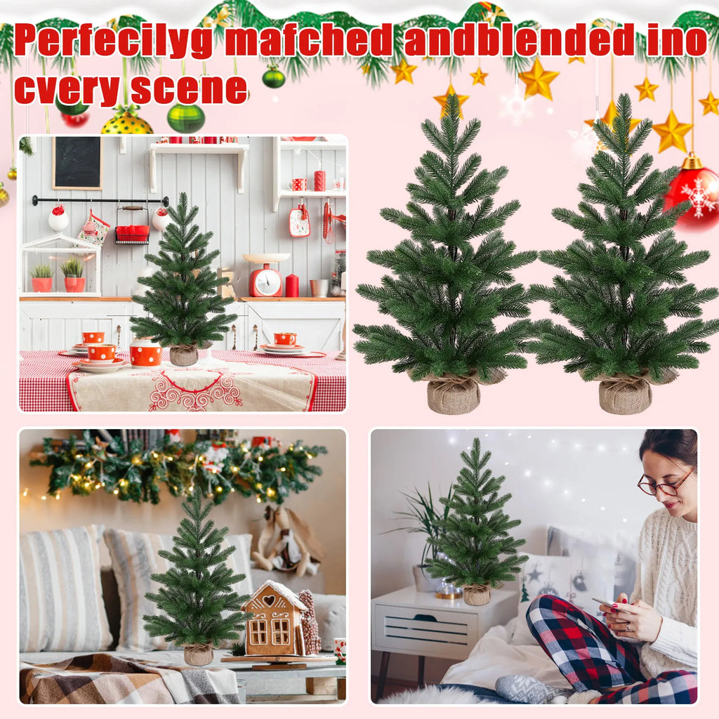 Classic Artificial Tabletop Christmas Tree - LOWZY