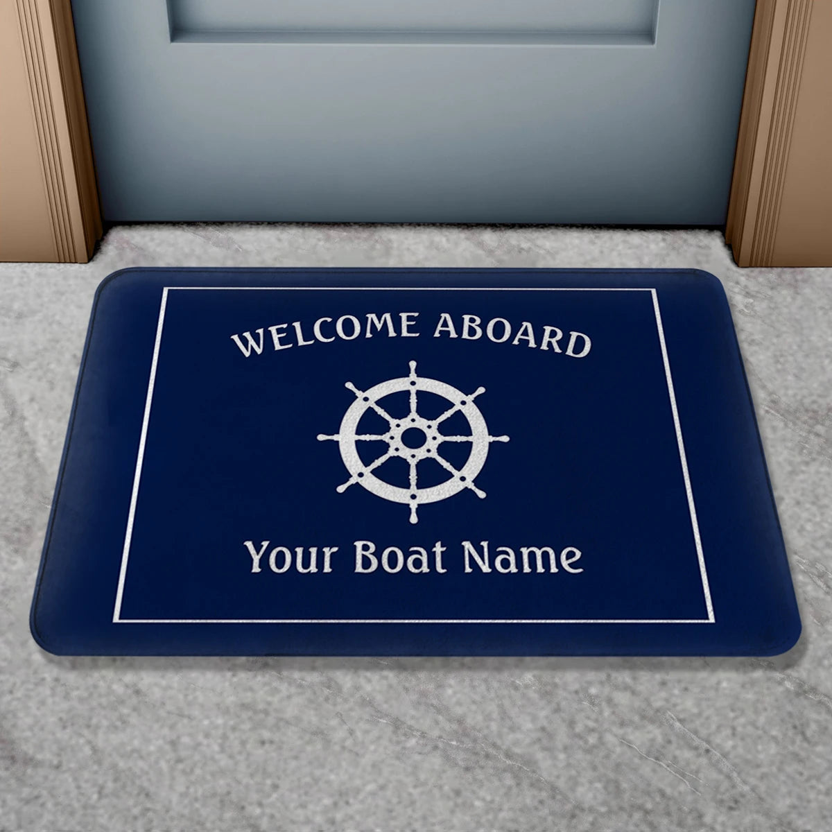 Boat Name Design Doormat