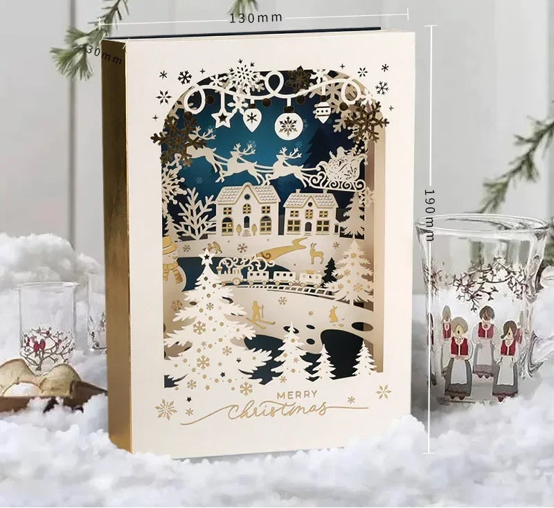 3D Christmas Greeting Card - LOWZY