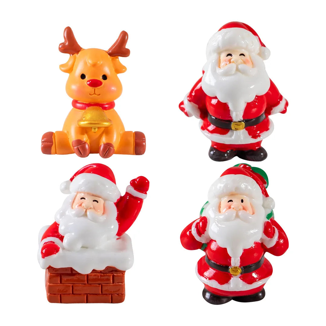 Mini Resin Christmas Character Figurine - LOWZY